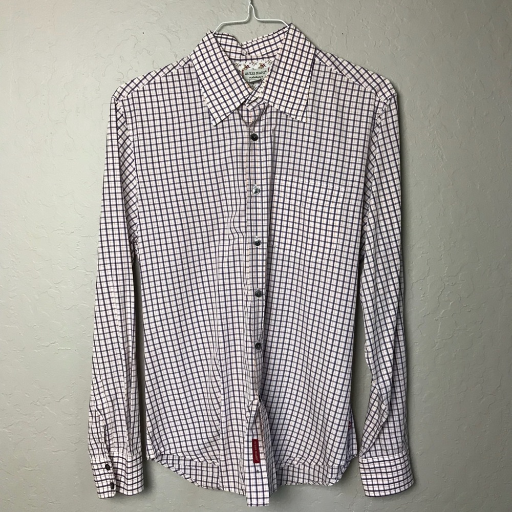 Guess Jeans Authentic Long Sleeve Button Down